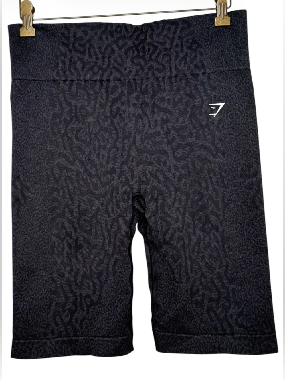 Gymshark Adapt Animal Seamless Cycling Shorts Black  XL